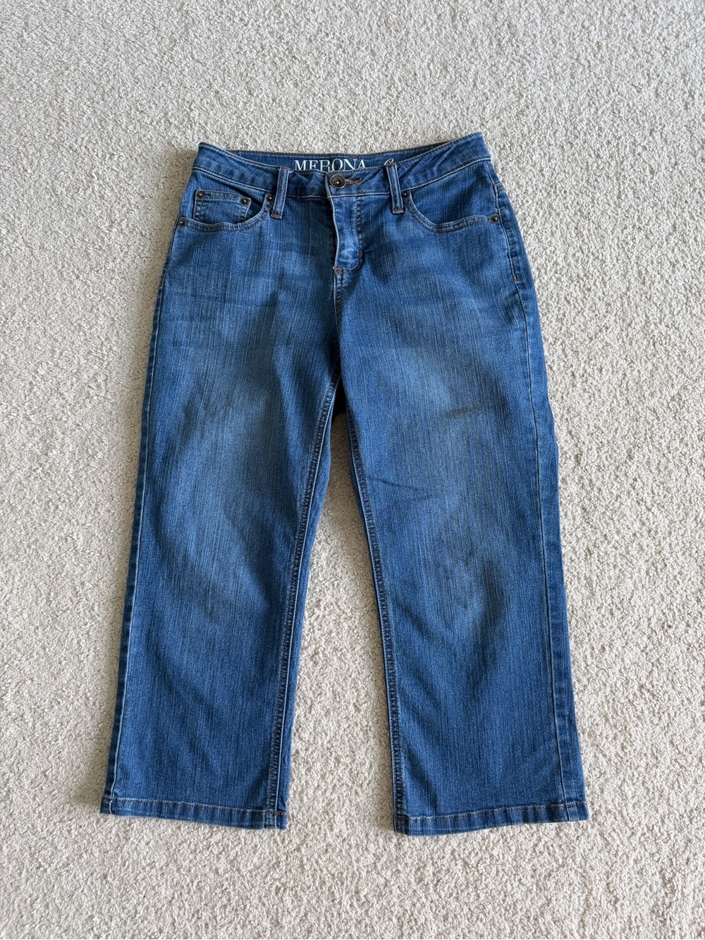 Merona Women's Crop Size 2R— Classic Blue